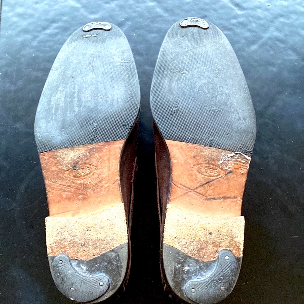 Tod's Brown Suede Loafers - Picture 4 of 6